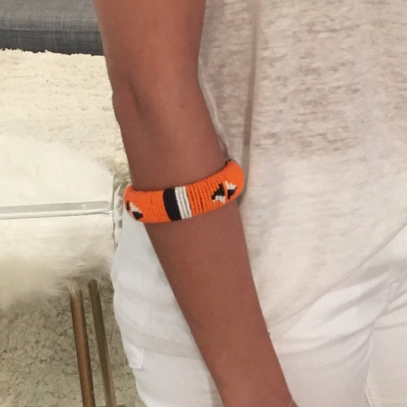 BEADED ARM BAND FROM JAMAICA NWOT - Picture 4 of 4